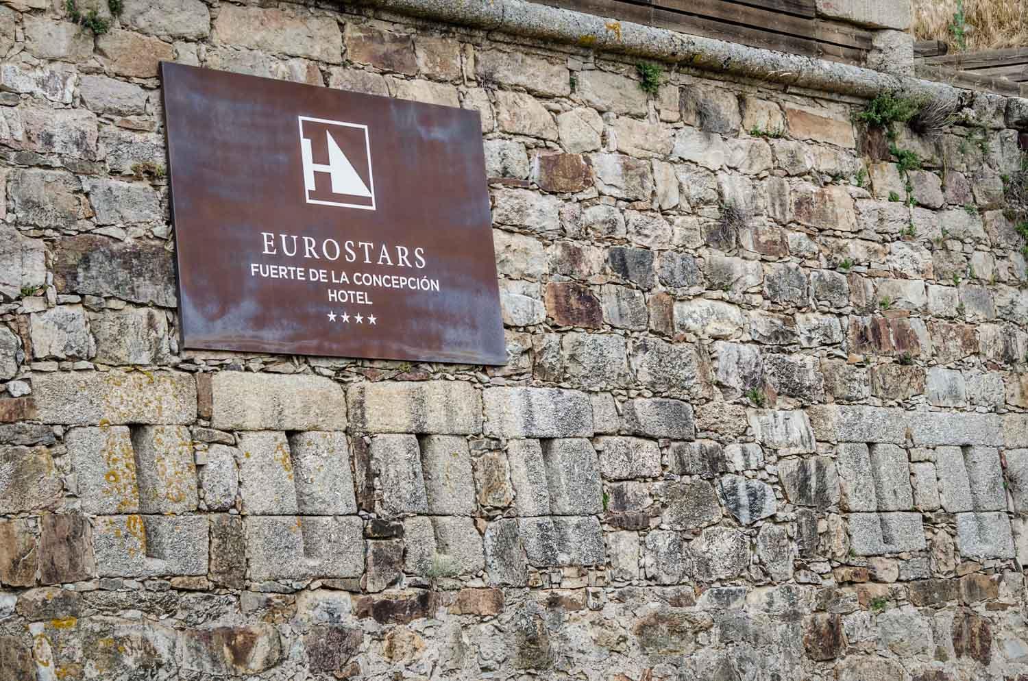 Готель Eurostars Fuerte De La Concepcion Aldea Del Obispo Екстер'єр фото